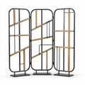 Parawan dekoracyjny z metalu do podziału przestrzeni - 180 x 40 x 150cm
